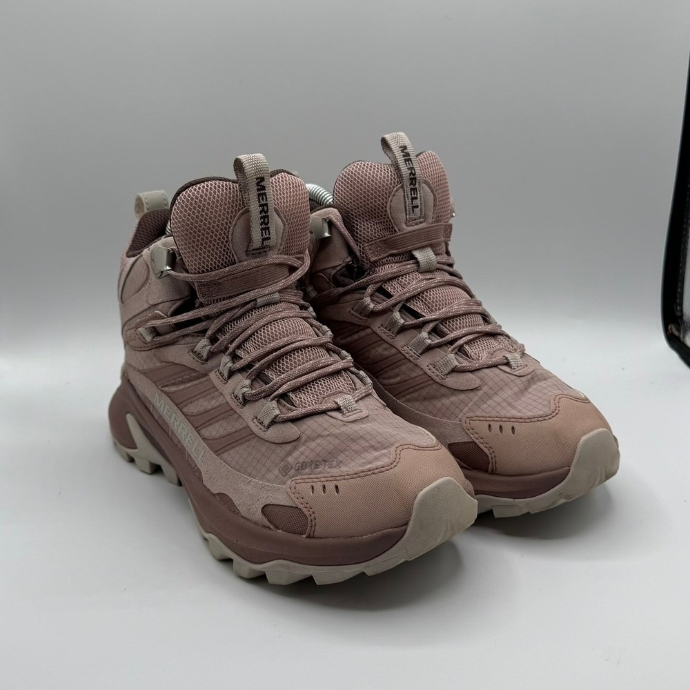 Merrell Moab Speed 2 Mid GTX Hiking Boots Women’s 7 Adobe Rose